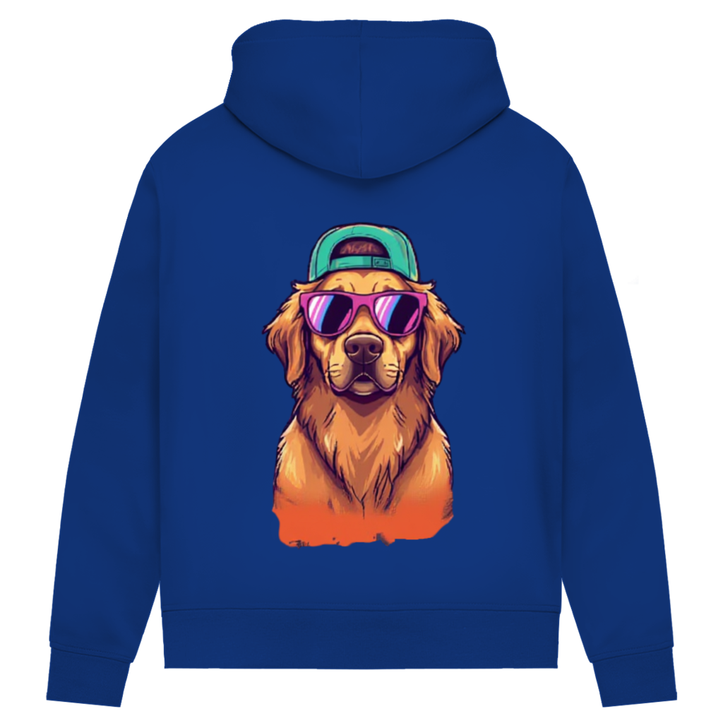 Damen Premium Bio Hoodie Chill Dog