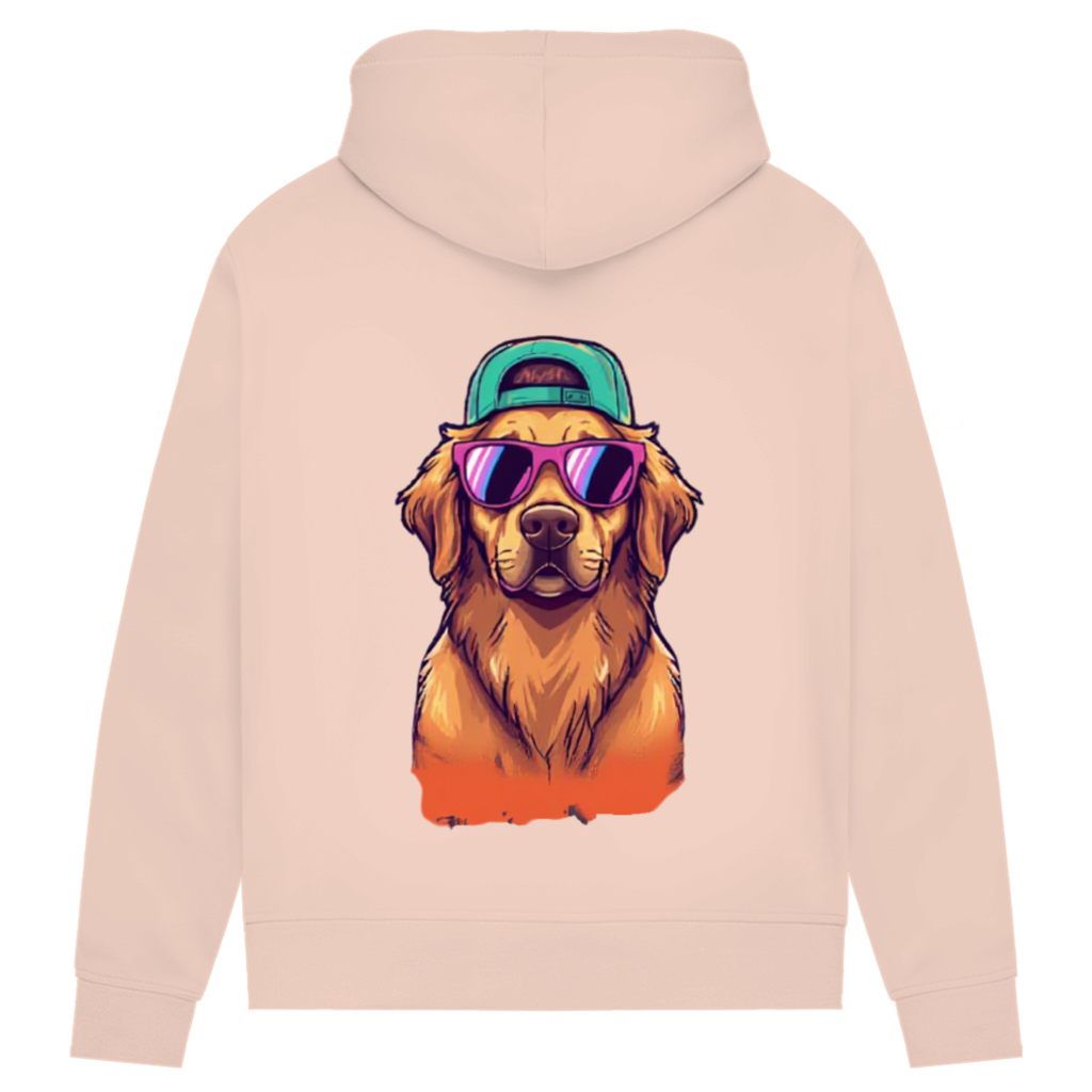 Damen Premium Bio Hoodie Chill Dog