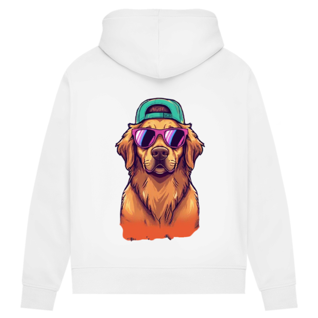 Damen Premium Bio Hoodie Chill Dog