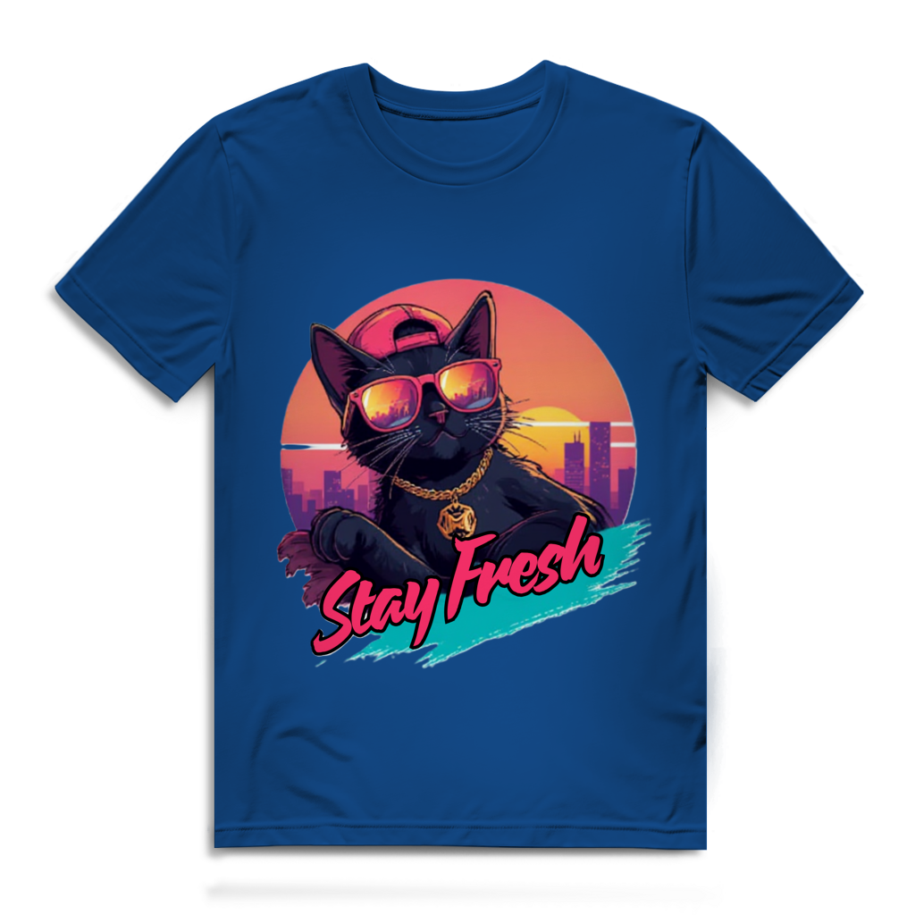 Herren Premium Bio T-Shirt Stay Fresh Cat