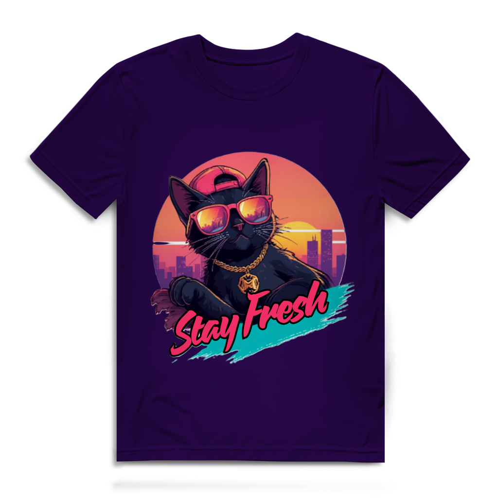 Herren Premium Bio T-Shirt Stay Fresh Cat