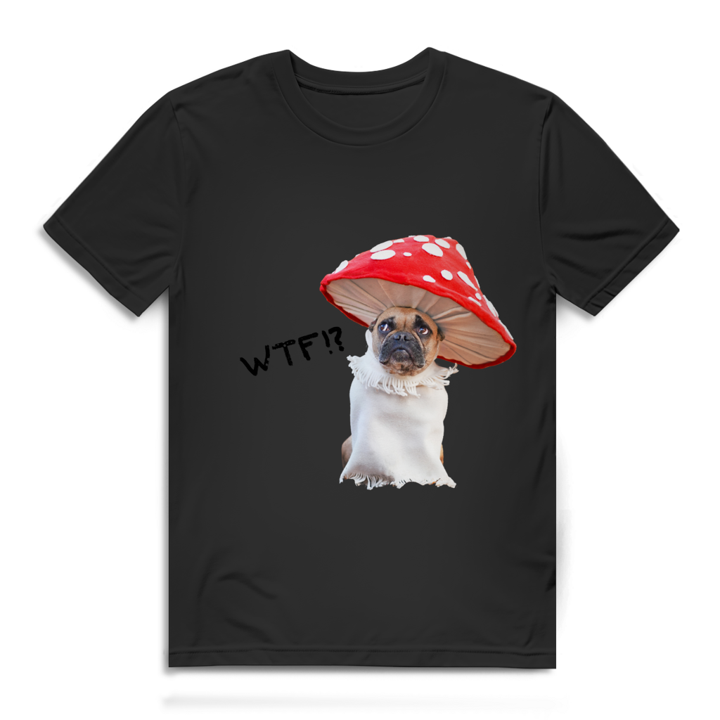 Herren Premium Bio T-Shirt Mushroom Dog