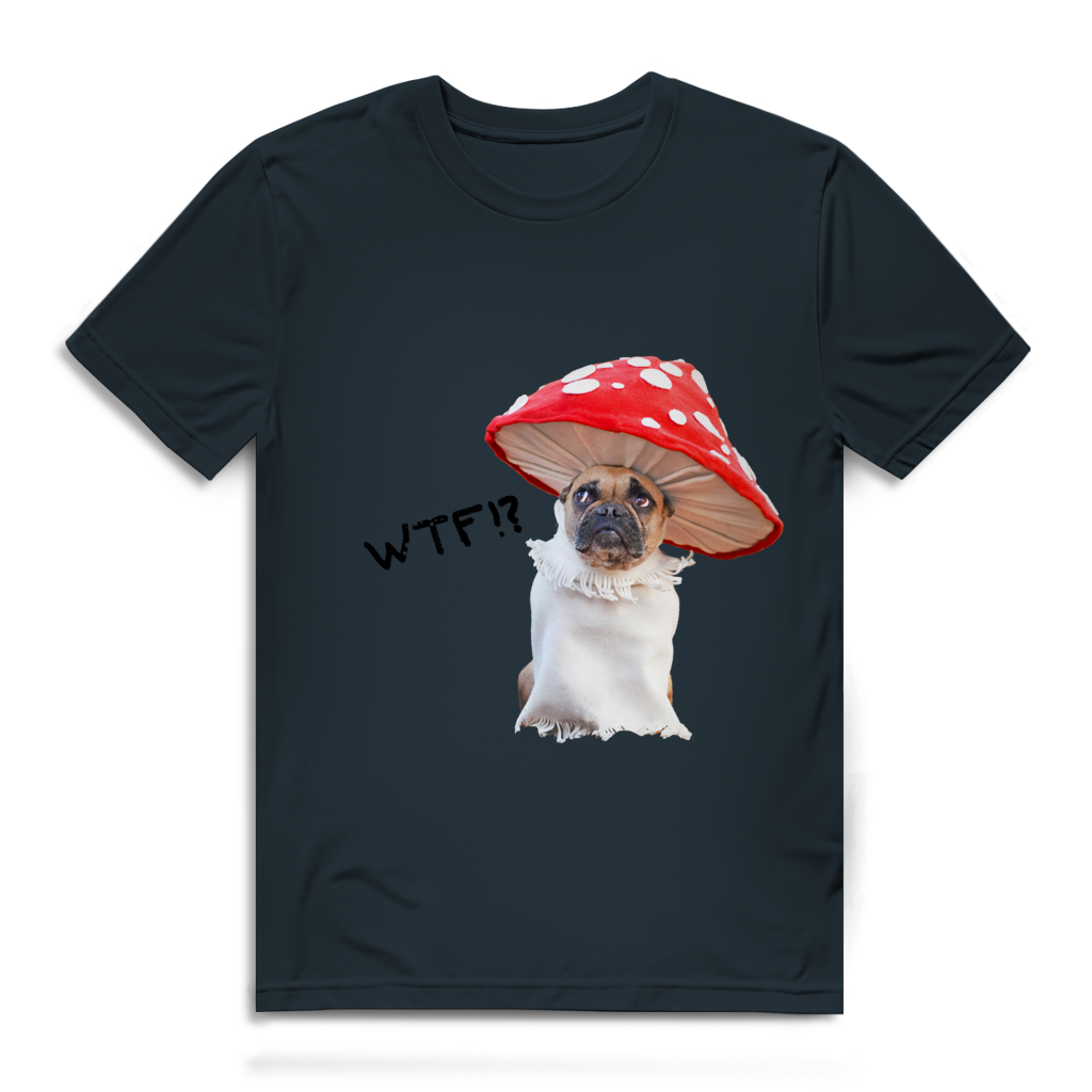 Herren Premium Bio T-Shirt Mushroom Dog