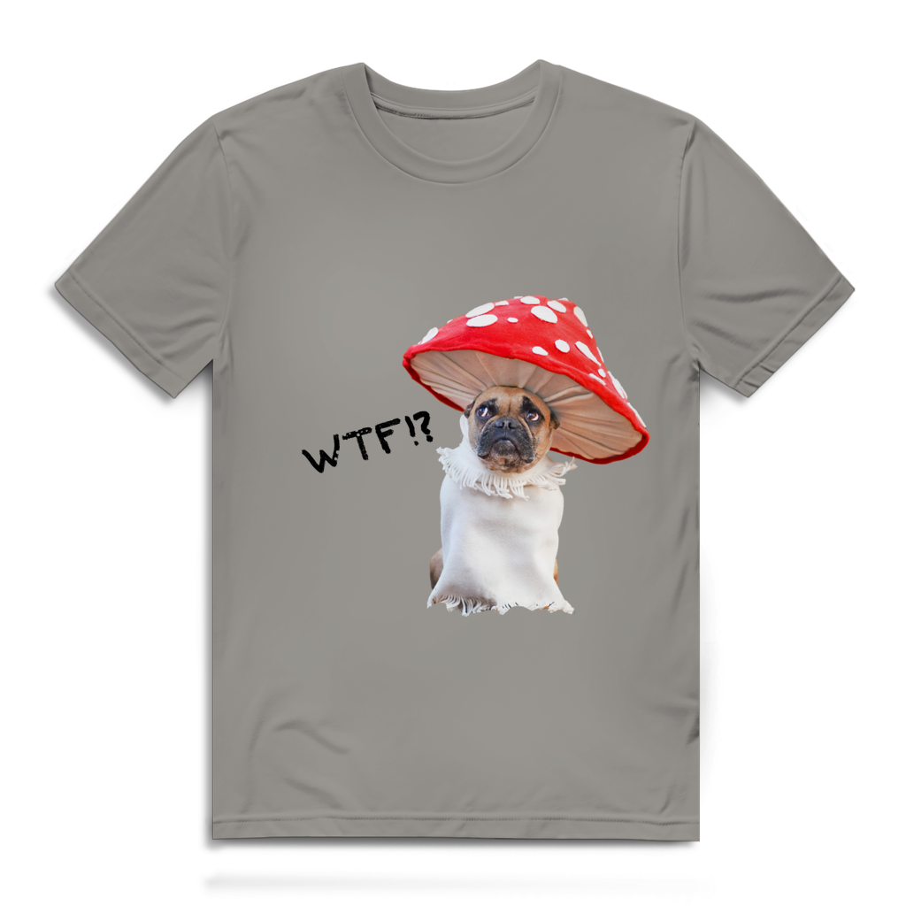 Herren Premium Bio T-Shirt Mushroom Dog