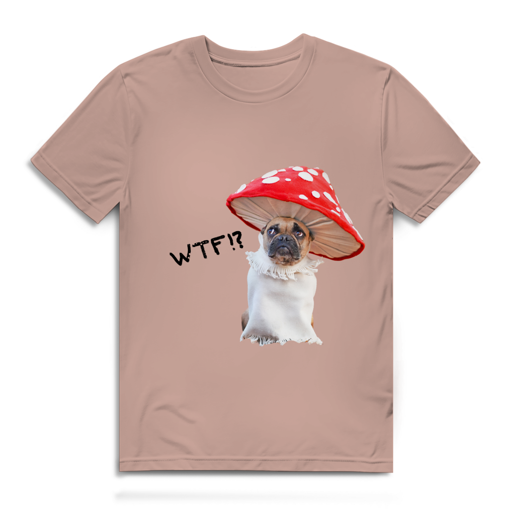 Herren Premium Bio T-Shirt Mushroom Dog