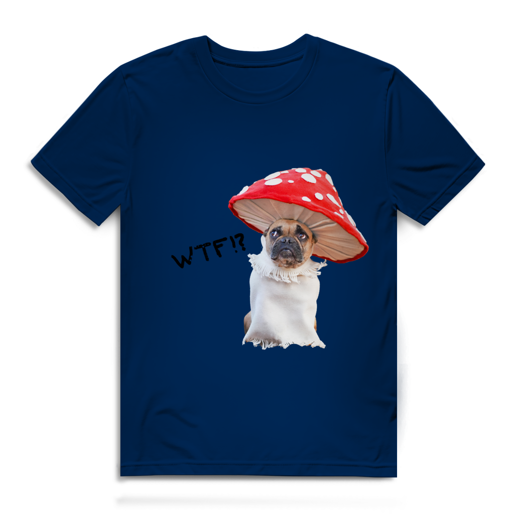 Herren Premium Bio T-Shirt Mushroom Dog