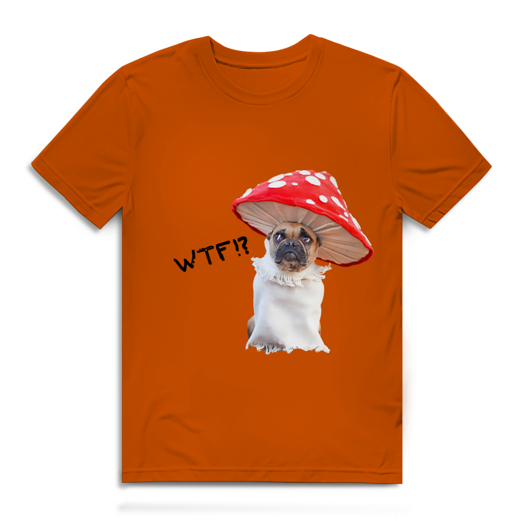 Herren Premium Bio T-Shirt Mushroom Dog