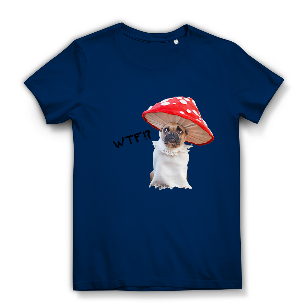 Damen Premium Bio T-Shirt Mushroom Dog
