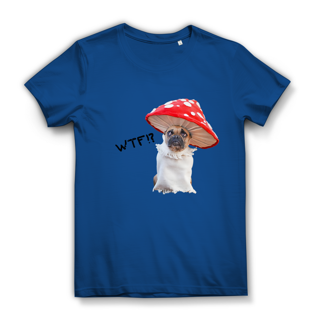 Damen Premium Bio T-Shirt Mushroom Dog
