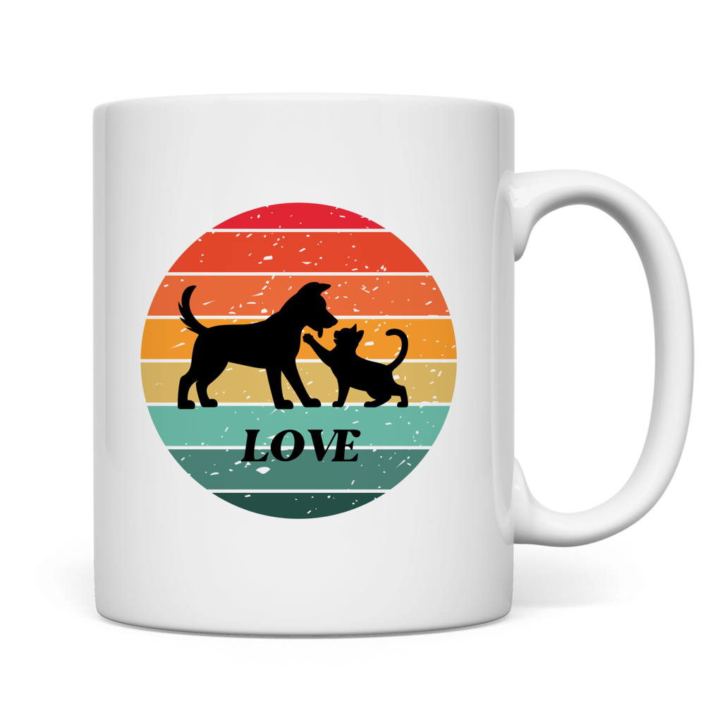 Tasse Love Retro