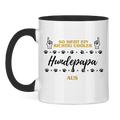 Tasse zweifarbig Cooler Hundepapa
