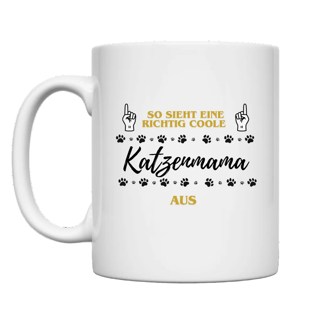 Tasse Coole Katzenmama
