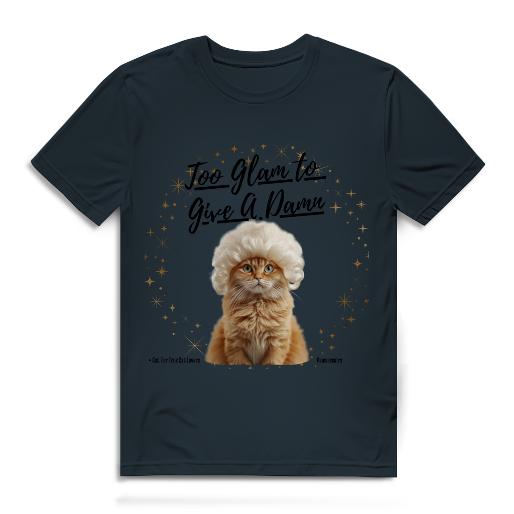 Herren Premium Bio T-Shirt Too Glam Cat 1