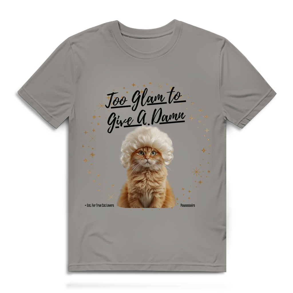 Herren Premium Bio T-Shirt Too Glam Cat 1