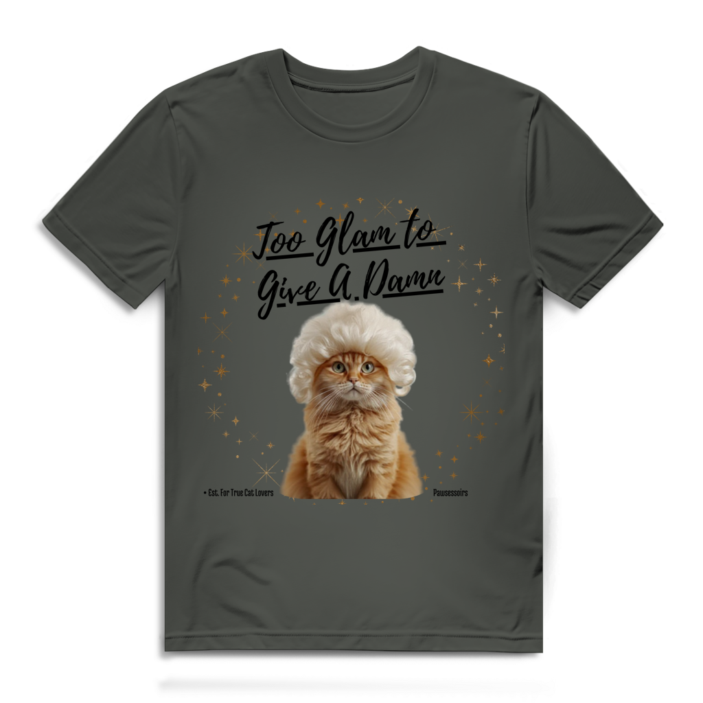 Herren Premium Bio T-Shirt Too Glam Cat 1