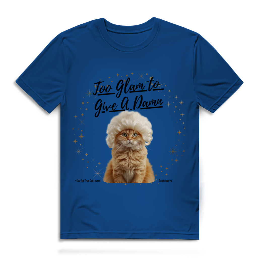 Herren Premium Bio T-Shirt Too Glam Cat 1