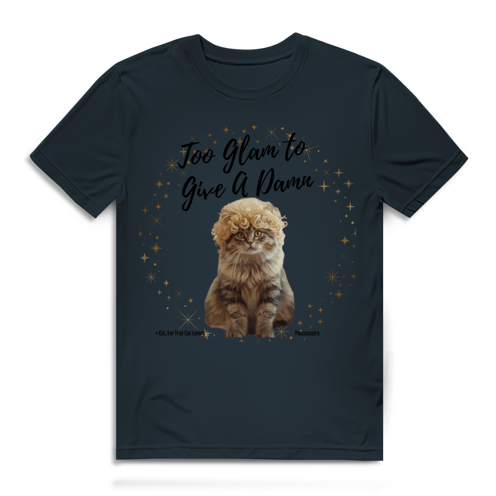 Herren Premium Bio T-Shirt Too Glam Cat 2
