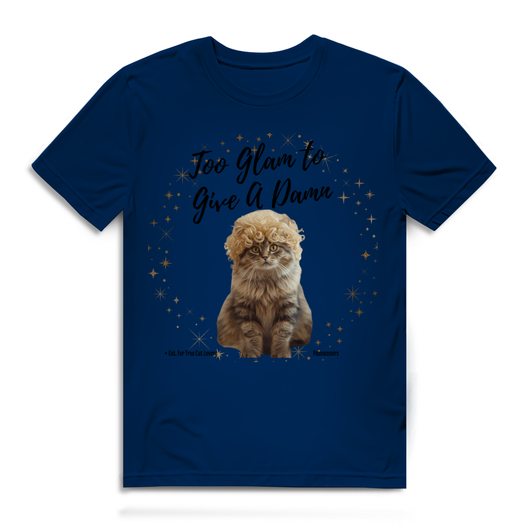 Herren Premium Bio T-Shirt Too Glam Cat 2