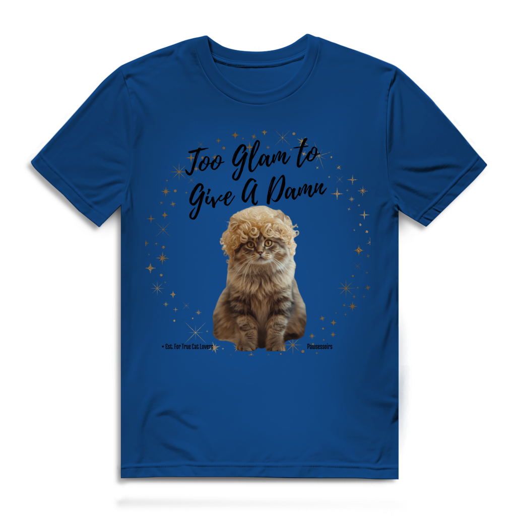 Herren Premium Bio T-Shirt Too Glam Cat 2