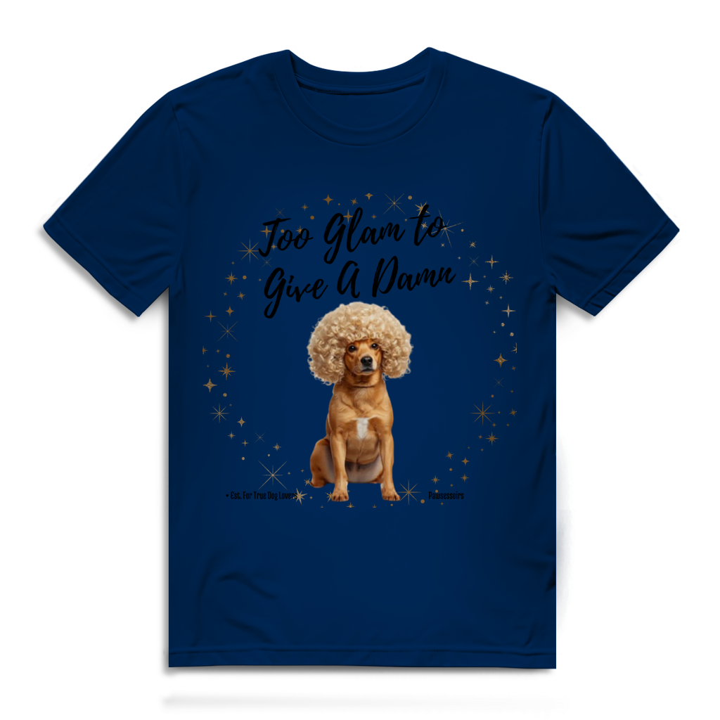 Herren Premium Bio T-Shirt Too Glam Dog 1