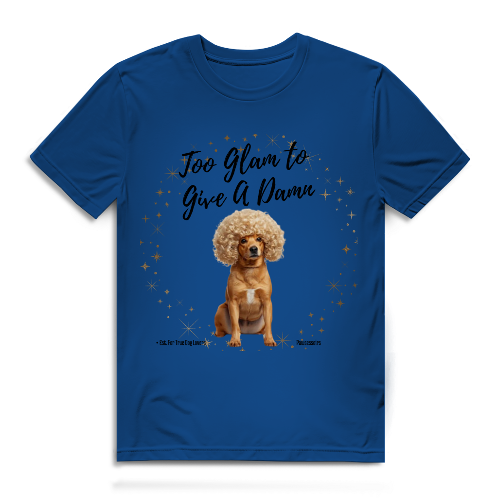 Herren Premium Bio T-Shirt Too Glam Dog 1