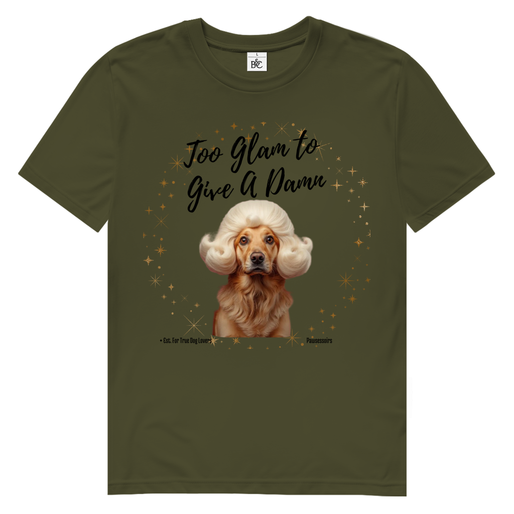 Herren Premium Bio T-Shirt Too Glam Dog 2