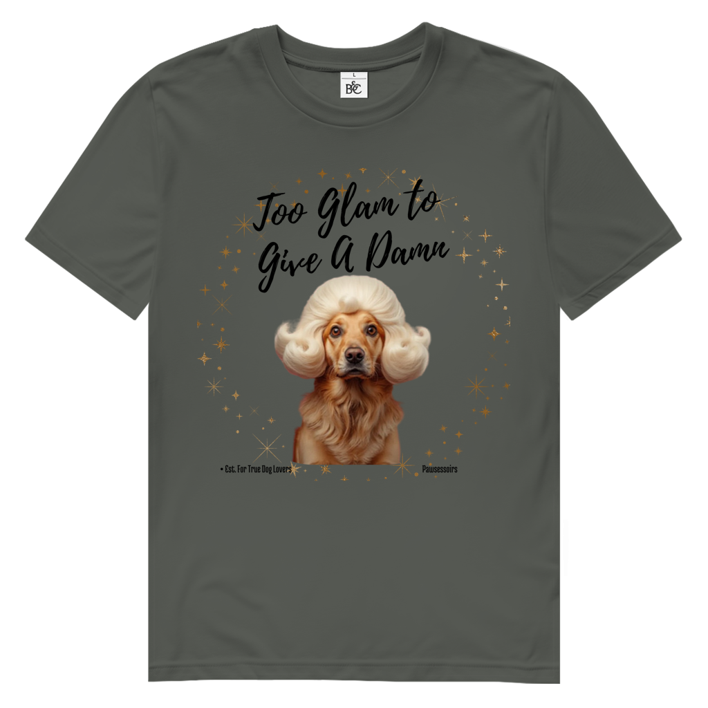 Herren Premium Bio T-Shirt Too Glam Dog 2