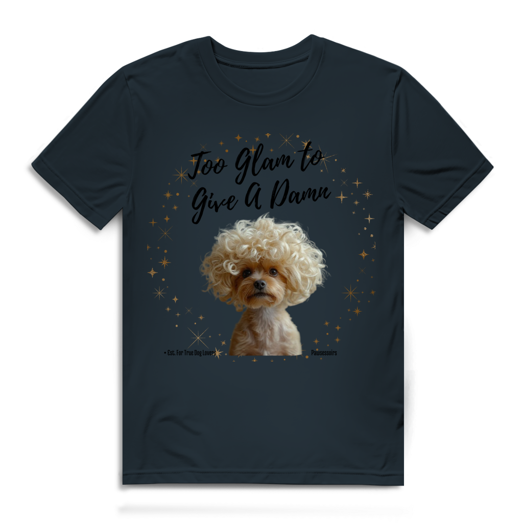 Herren Premium Bio T-Shirt Too Glam Dog 3