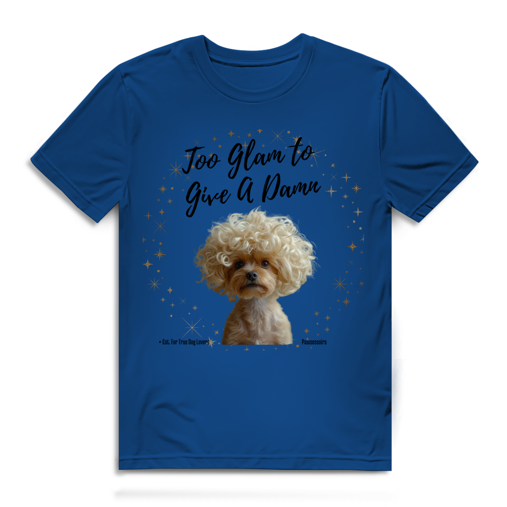 Herren Premium Bio T-Shirt Too Glam Dog 3
