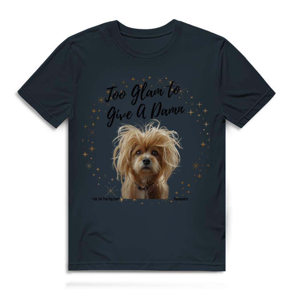 Herren Premium Bio T-Shirt Too Glam Dog 4