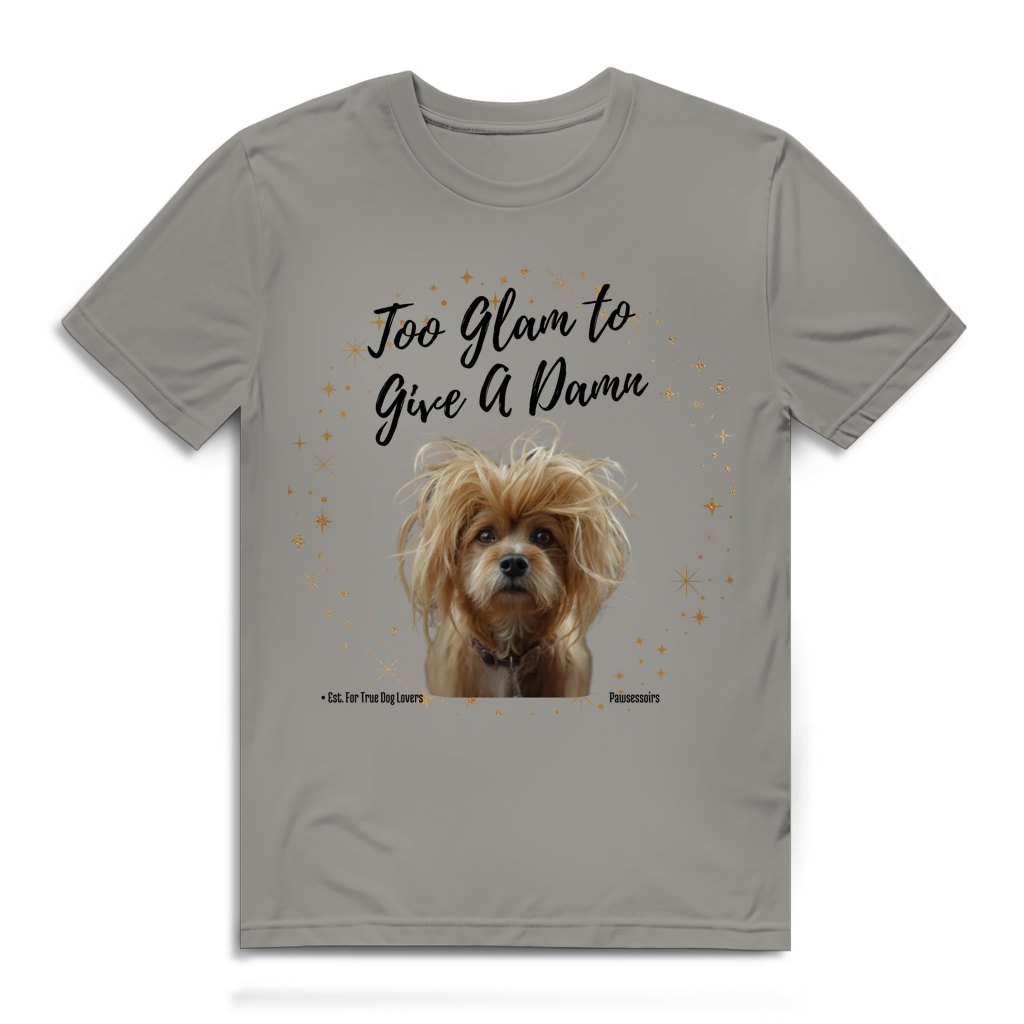 Herren Premium Bio T-Shirt Too Glam Dog 4