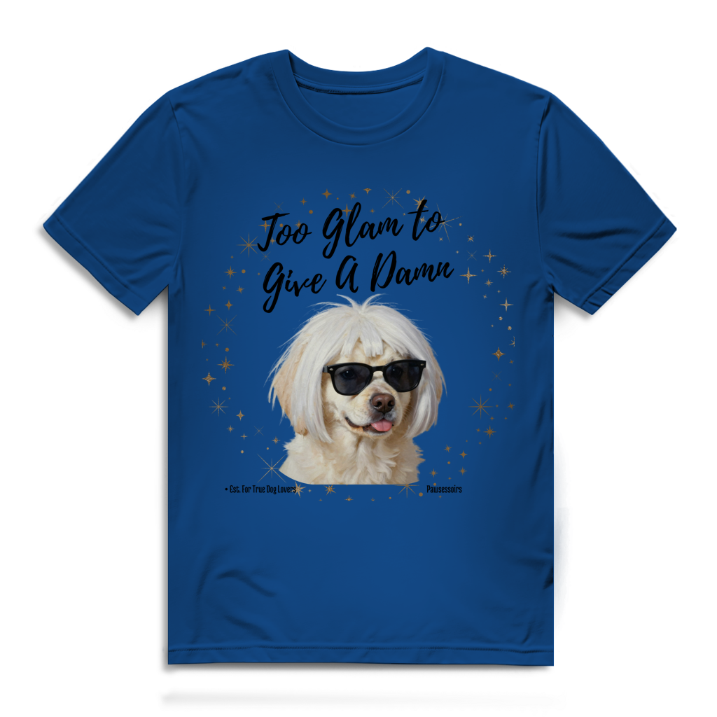 Herren Premium Bio T-Shirt Too Glam Dog 5