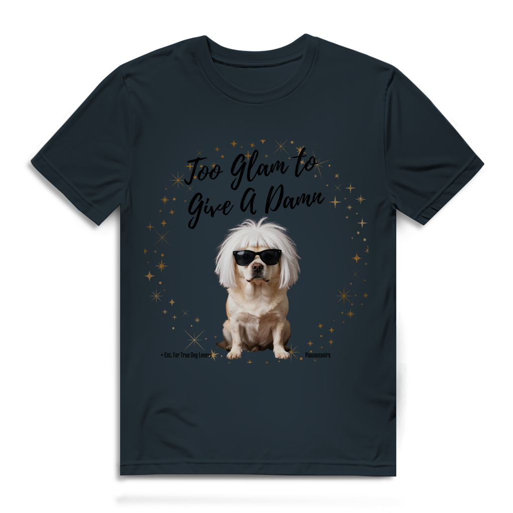 Herren Premium Bio T-Shirt Too Glam Dog 7