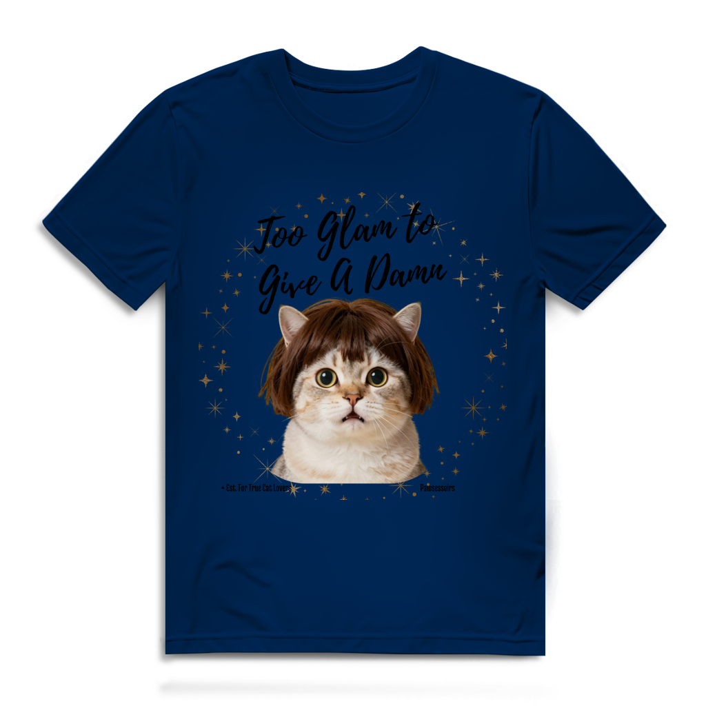 Herren Premium Bio T-Shirt Too Glam Cat 3