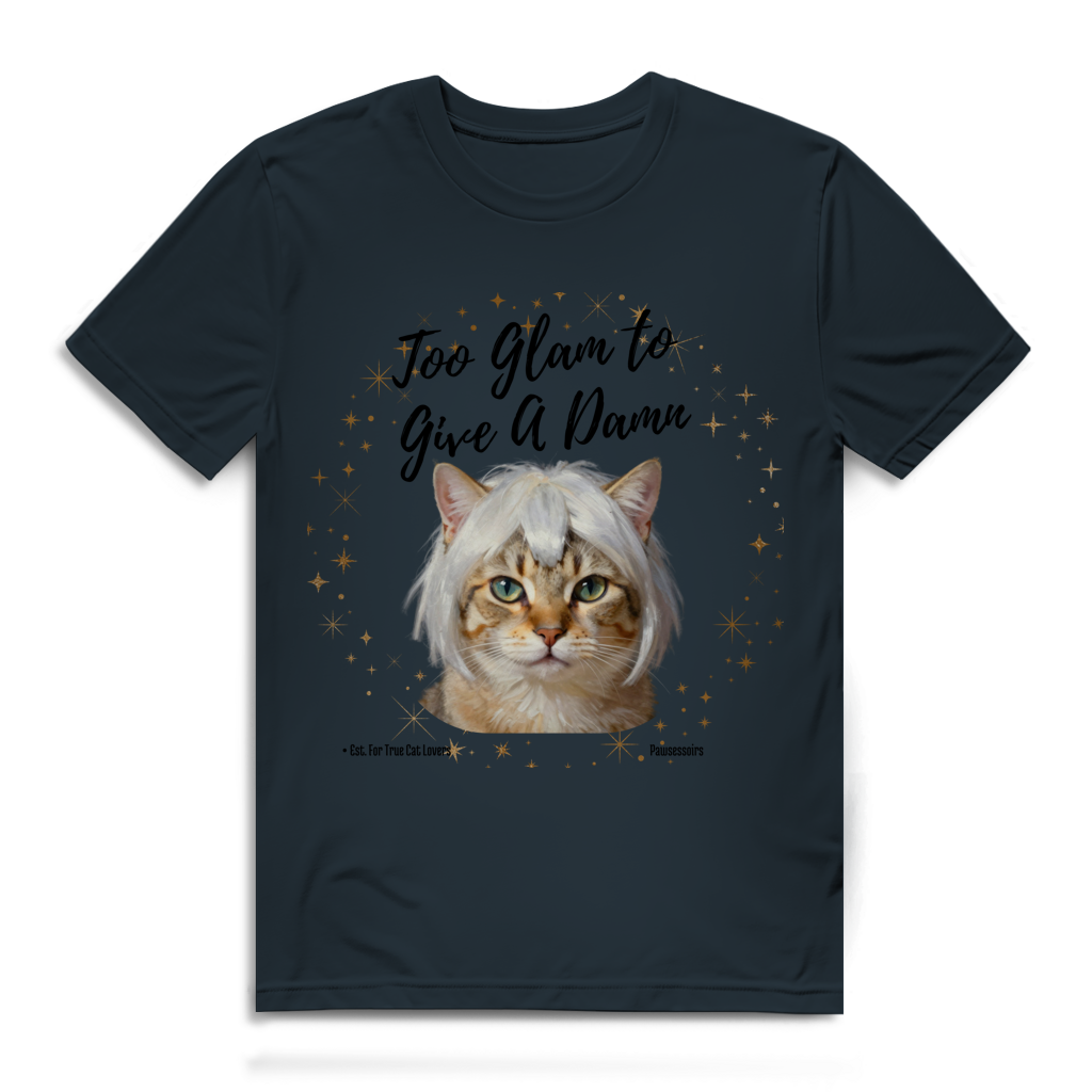 Herren Premium Bio T-Shirt Too Glam Cat 4