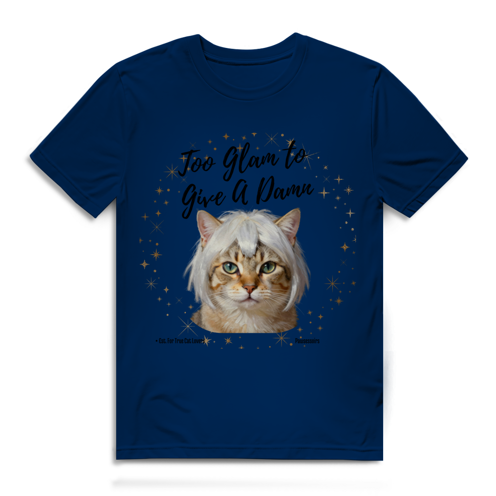 Herren Premium Bio T-Shirt Too Glam Cat 4