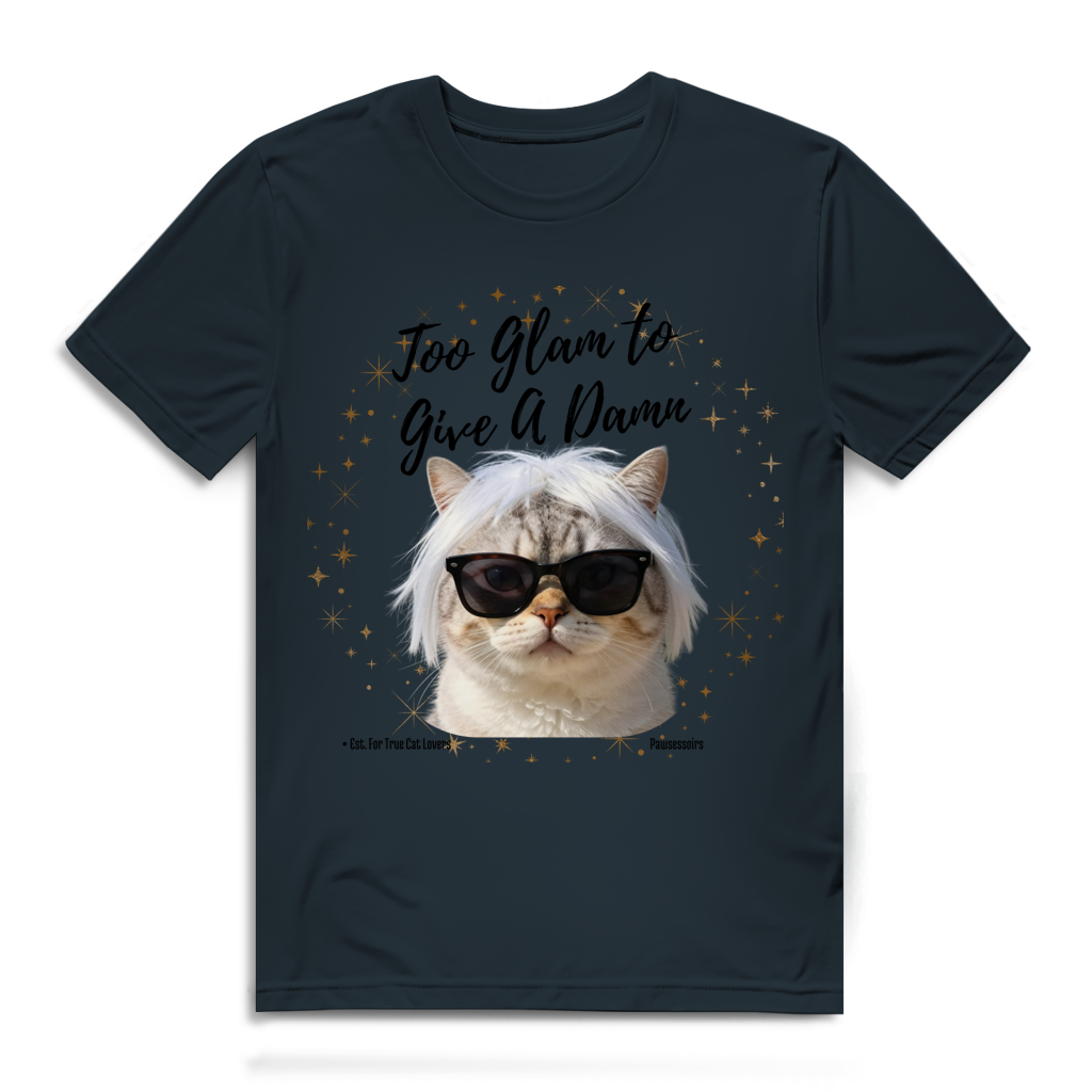 Herren Premium Bio T-Shirt Too Glam Cat 5