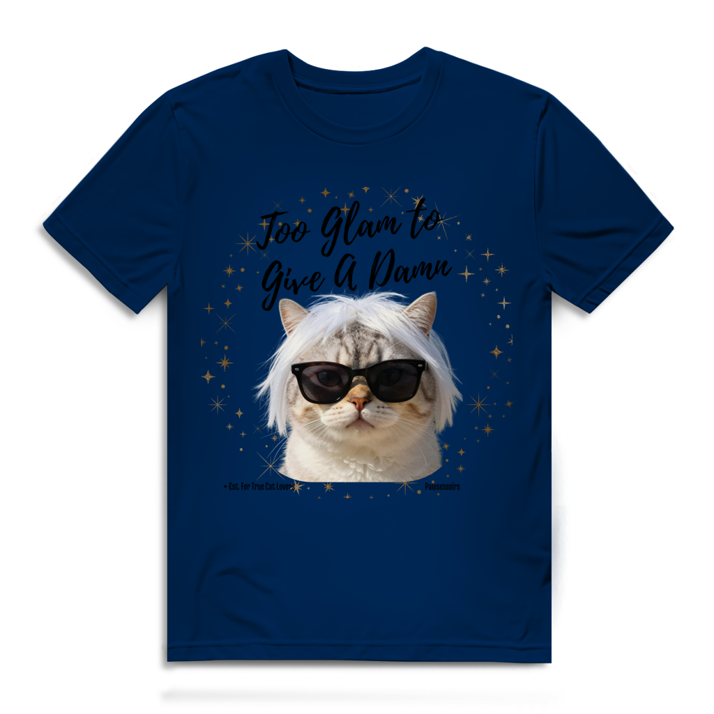 Herren Premium Bio T-Shirt Too Glam Cat 5