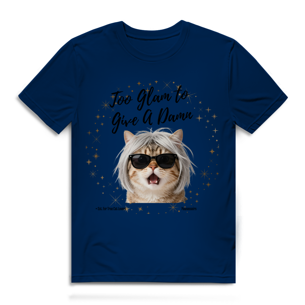 Herren Premium Bio T-Shirt Too Glam Cat 6