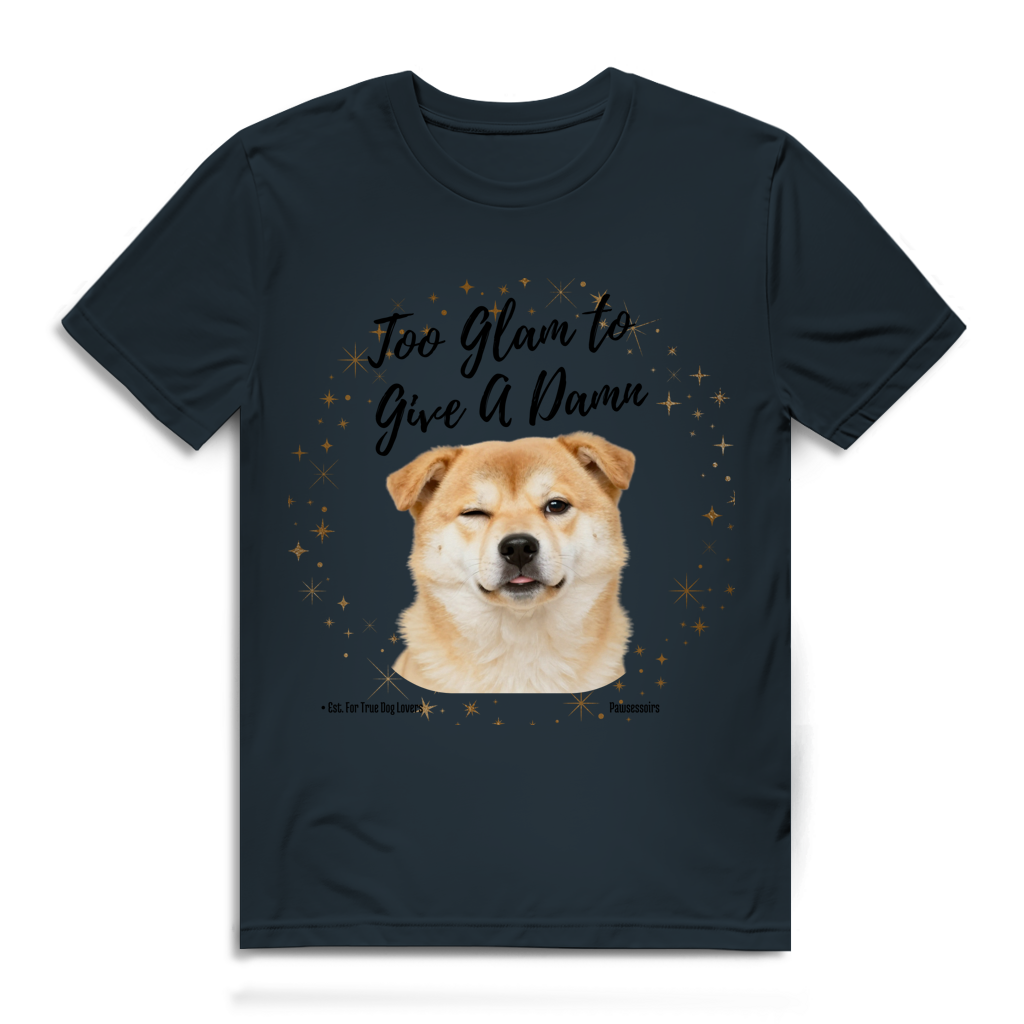 Herren Premium Bio T-Shirt Too Glam Dog 8