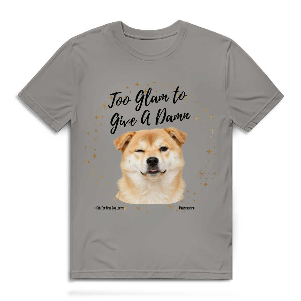 Herren Premium Bio T-Shirt Too Glam Dog 8