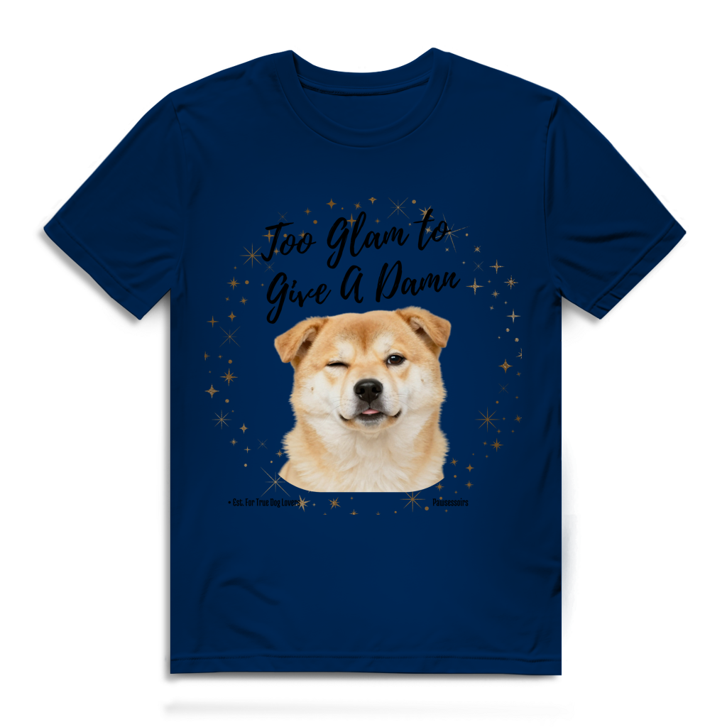 Herren Premium Bio T-Shirt Too Glam Dog 8