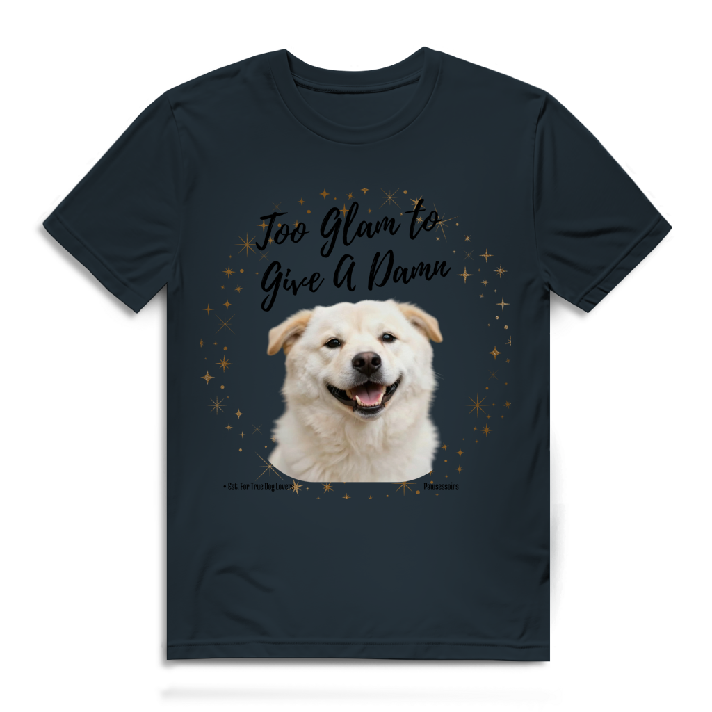 Herren Premium Bio T-Shirt Too Glam Dog 9