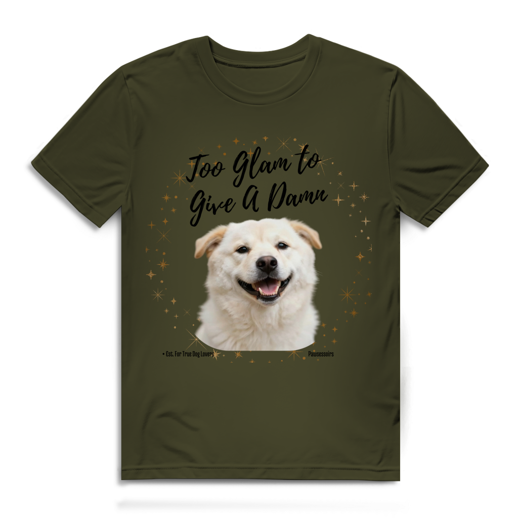 Herren Premium Bio T-Shirt Too Glam Dog 9