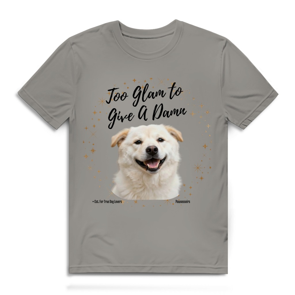 Herren Premium Bio T-Shirt Too Glam Dog 9