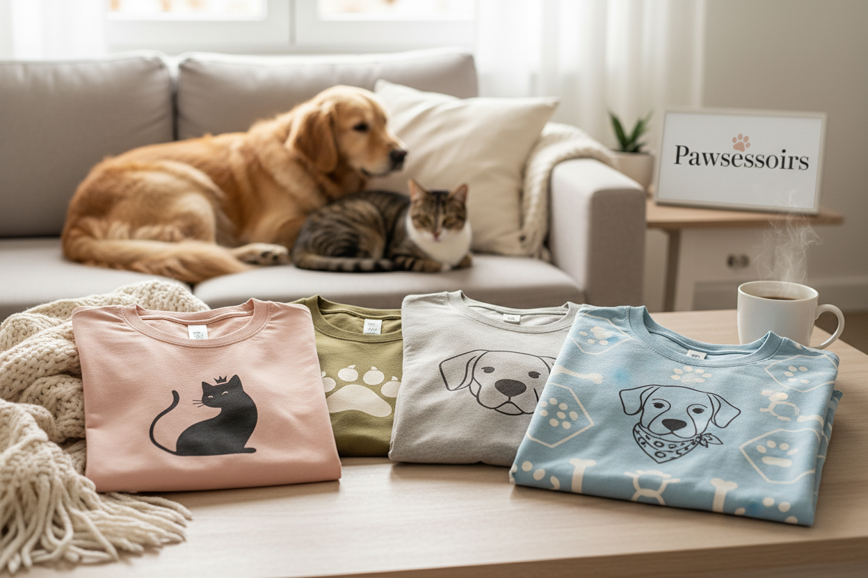 tshirts und hoodies passend zu meinem shop